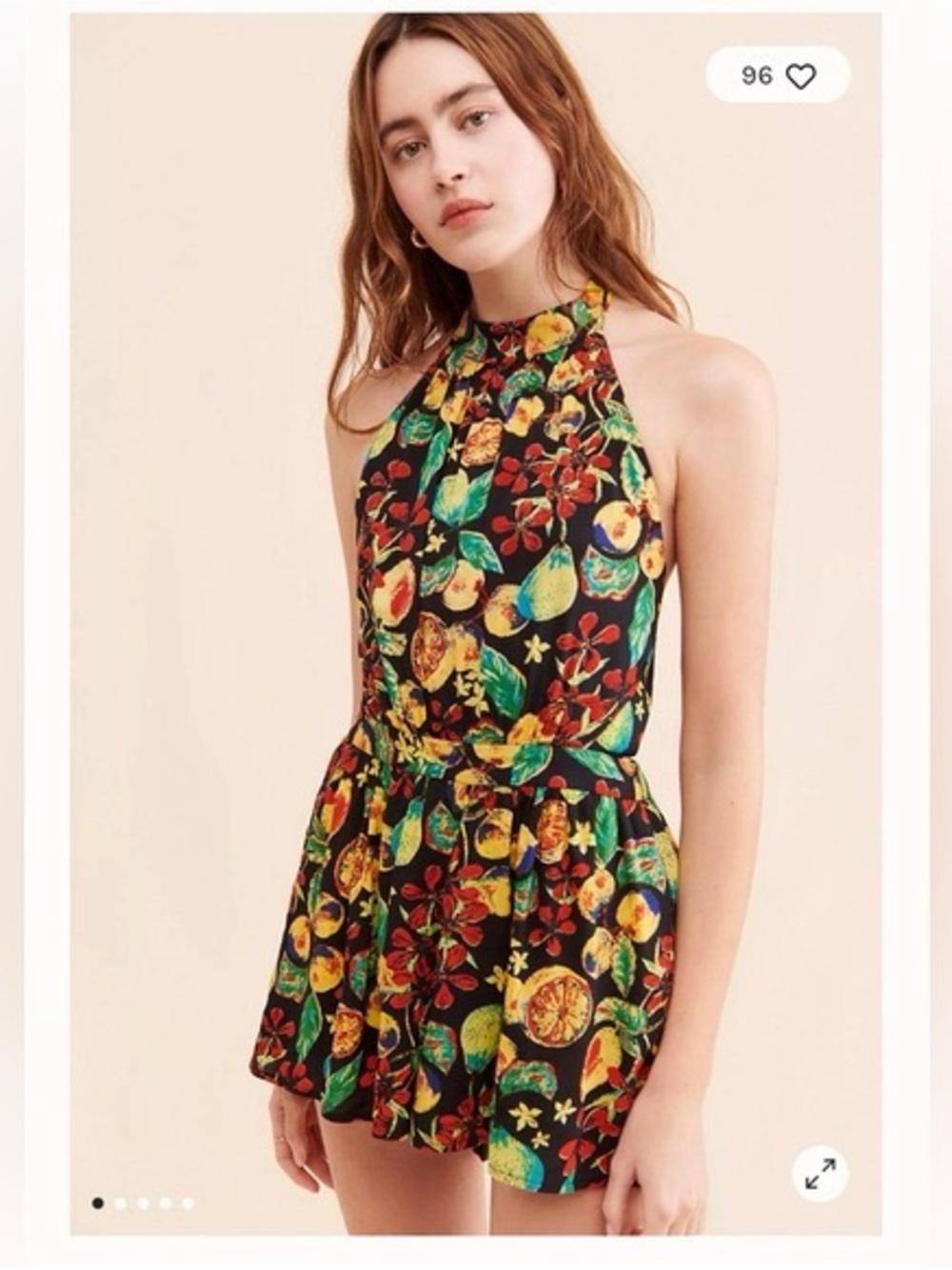 Coral Tides Romper / FREE PEOPLE / Large /